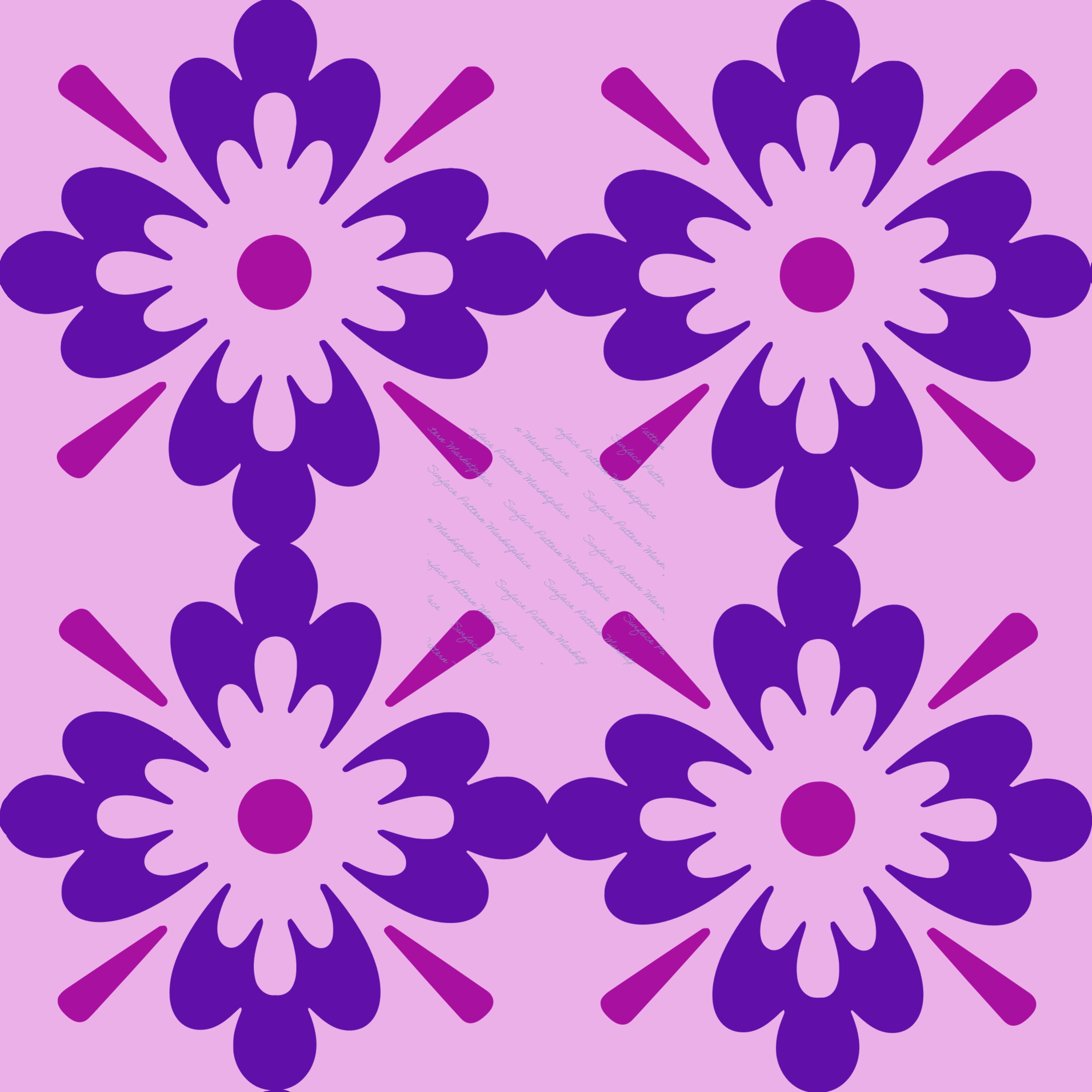 Introducing our latest collection of pink and purple flower patterns for textile design. Each pattern is thoughtfully crafted to bring a touch of natural beauty to your creations.