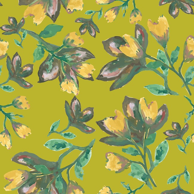 bold art floral by surface pattern marketplace