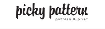 prickly print logo pattern